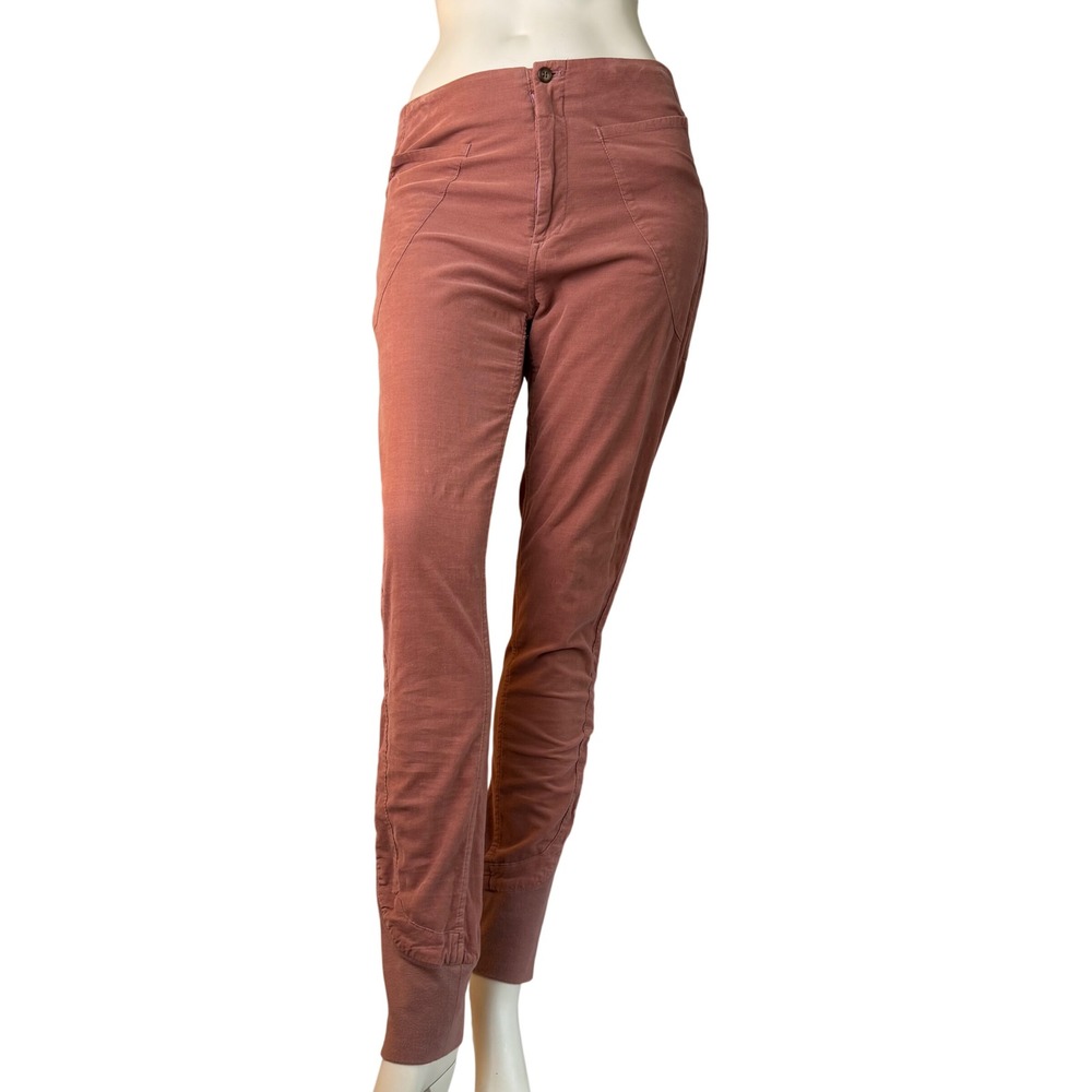 Tsumori Chisato Corduroy Joggers Rose Mauve Tapered Japanese Designer  Sz Small